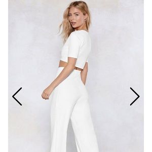 NWT SET crop top and pants